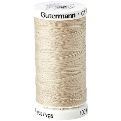 Image de Gutermann 0722 Fil à Coudre en Polyester Beige Os 250 m 5,5 x 2,7 cm
