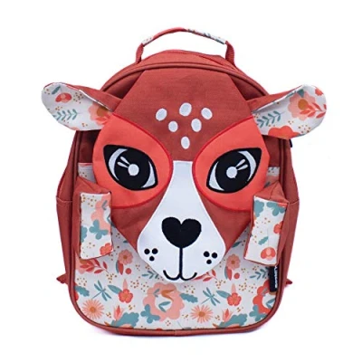 Image de Les Déglingos Petit Sac à Dos Enfant Mélimélos la Biche Garçon/Fille Scolaire École Maternelle Crèche 6 L , 1 Ensemble