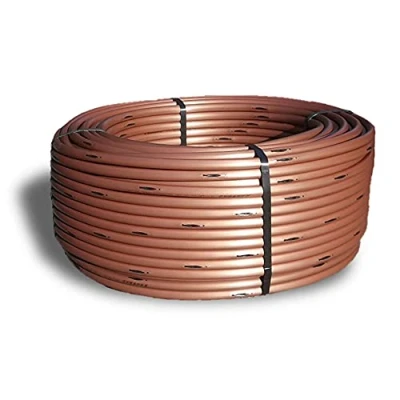Image de Tuyau Rain Bird XFS 100 m pour irrigation enterrée 16 mm avec compte gouttes tous les 33 cm Marron