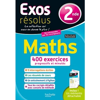 Image de Exos Résolus Maths 2nde Livre d’occasion Correct