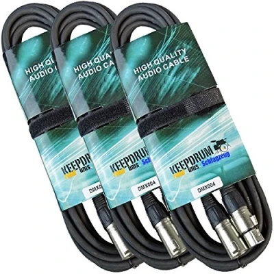 Image de keepdrum dmx004 10 m câble DMX 3 broches XLR pièces