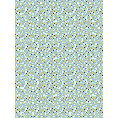 Image de Décopatch FDA852C Une pochette de 20 feuilles texture 30x40 cm Fleurs fond bleu