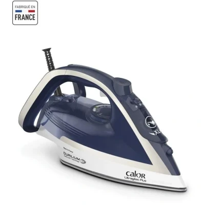 Image de Calor Ultragliss Plus fer à repasser 2800 W débit de vapeur 50 g/min fonction pressing 260 trous semelle 100% actifs anti rayures défroissage vertical FV6812C0
