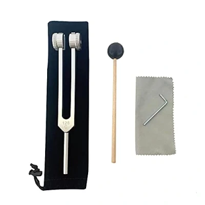 Image de Otto Diapason médical 128 Hz Biosonique lestée pour guérison hertz Sonic Slider Medical Tuning Fork C128 F Sharp