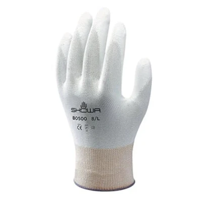 Image de SHOWA B0500, Enduction de Polyurethane, Grip polyvalent, Blanc/gris, 9/XL