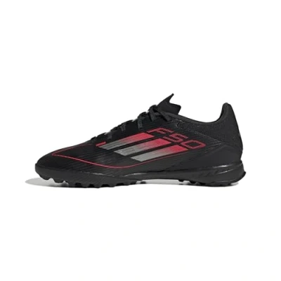 Image de adidas Performance F50 League TURF Chaussures de foot multicrampons, Homme, Taille: 47 1/3, Core black/iron metallic/lucid red