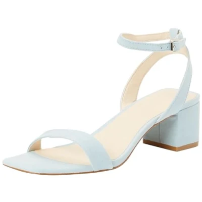Image de ONLY Femme Onlhanna 1 Life Noos Sandales à Talons en polyuréthane, Clear Sky, 37 EU