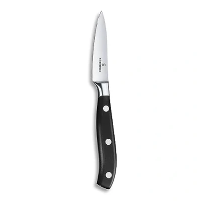 Image de Victorinox Grand Maître Couteau d’Office, Forgé, Inoxydable, Boîte Cadeau, Noir