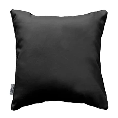 Image de Douceur d&#039;Intérieur COUSSIN 60X60 POLYESTER UNI ESSENTIEL NOIR, Env. : 100% Int Fibres Divers, 60 x CM