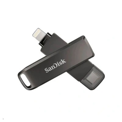 Image de SanDisk iXpand Flash Drive Luxe 256GB, Clé Lightning et USB Type C à double connectique pour iPhone iPad