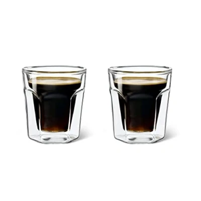 Image de Bredemeijer LV01510 Double Paroi Espresso Set de 2 Verre Transparent 64 x 71 cm