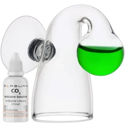 Image de Measury Drop Checker Co2 Test Aquarium avec 30 ML d&#039;indicateur 20 MG/l Testeur