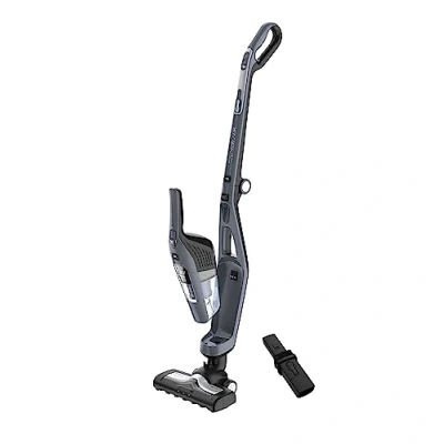 Image de Rowenta Aspirateur balai sans fil 2 en 1, à main intégré, Lumière LED, Léger, Poignée pliable, Autonomie 75 min, Toutes types de sols, Technologie cyclonique, Dual Force 1 RH6756WO