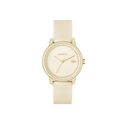 Image de Lacoste 3H Champagne CASE DIAL WITH DET Montre, Femme, Taille: One Size, Off white