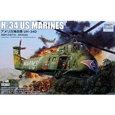 Image de Trumpeter 002881 1/48 H 34 US Marines Kit de modélisme, différents