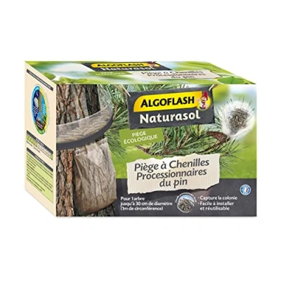Image de ALGOFLASH NATURASOL Piège à Chenilles Processionnaires du Pin, Fabriqué en France, Kit complet, 1 Piège, BIOPIPIN2N