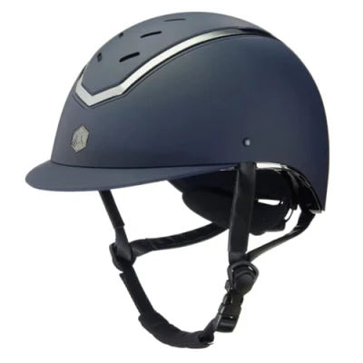 Image de Charles Owen Bombe Kylo Navy Matte/Pewter 52 55cm