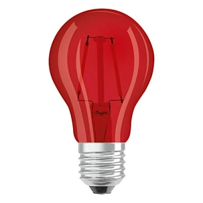 Image de OSRAM Ampoule LED Culot: E27 Rouge 3000 K 2,50 W équivalent à 15 clair STAR DECO CLASSIC A