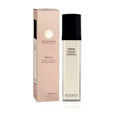 Image de Atashi Fermeté et Luminosité Sérum Haute Efficacité Illuminateur Anti fatigue Réduit les Tâches Unifie le Teint Calme Rougeurs Adapté Pour Tous Types de Peau 50 Ml