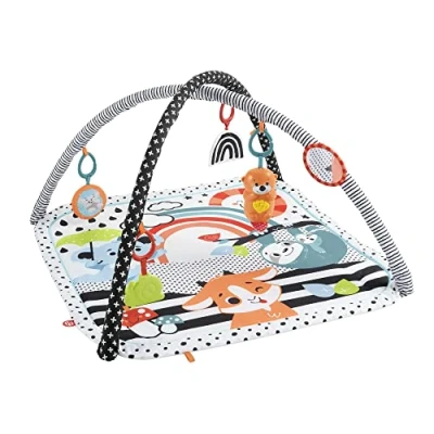 Image de Fisher Price Mon Tapis d&#039;activités 3 en 1 sensoriel Bébé Dès la naissance HBP41