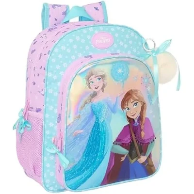 Image de Safta FROZEN COOL DAYS Sac à dos scolaire pour enfant, adaptable au chariot, idéal les enfants d&#039;âge scolaire, confortable et polyvalent, qualité résistance, 32 x 12 38 cm, couleur