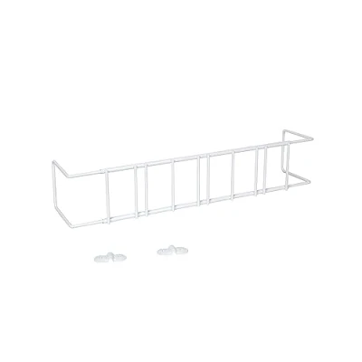 Image de Sauvic Support de fenêtre Extensible 120 à 150 cm Blanc