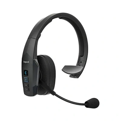 Image de Jabra BlueParrott B450 XT Casque Supra auriculaire Bluetooth Mono Réduction du Bruit de 96 % avec Commande Vocale pour Espaces Publics et Environnements Bruyants Noir
