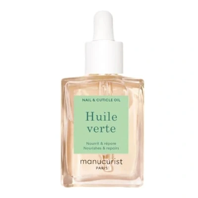 Image de MANUCURIST Huile Verte Ongles Cuticules Nourrit et Régénère Favorise la Repousse Mélange 6 Huiles, 99% Bio Sourcé Soin Pour Les 15ml