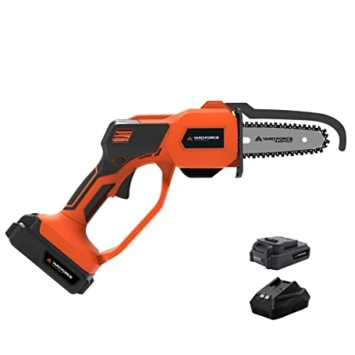 Image de Yard Force Mini Tronçonneuse à Main Électrique sans Fil 20V avec Batterie Li ION et Chargeur LS C13