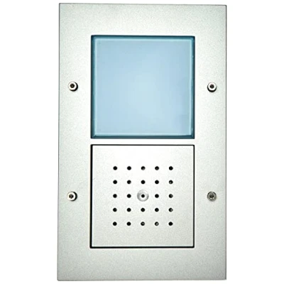 Image de Gira 126665 Interphone vidéo 1 bouton montage apparent Aluminium