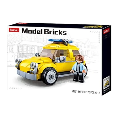 Image de Sluban Model Bricks Beetle Car(176pcs), M38 B0706C, Multicolore