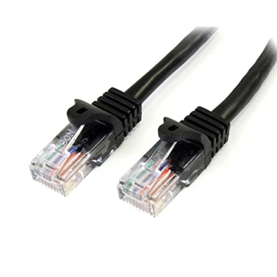 Image de StarTech.com Câble réseau Cat5e sans crochet de 10 m Noir Neuf