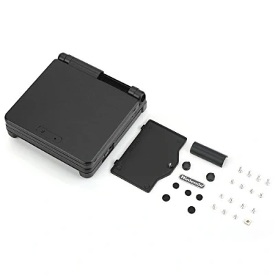 Image de Coque pour Gameboy SP, de Protection Remplacement Nintendo Game Boy Advance GBA SP (Noir)