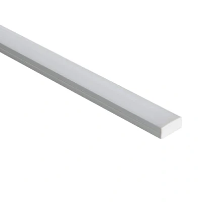 Image de Profilé en Aluminium TECHBREY pour Rubans 120 LED/m Transparent Design A fixer