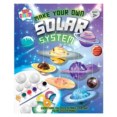 Image de Kids Create Créez Votre Propre kit de Bricolage Imaginaire du système Solaire à partir 3 Ans