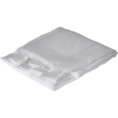 Image de douceur d&#039;interieur 1626501 Paire, Polyester, Blanc, 2 x 90 160 CM