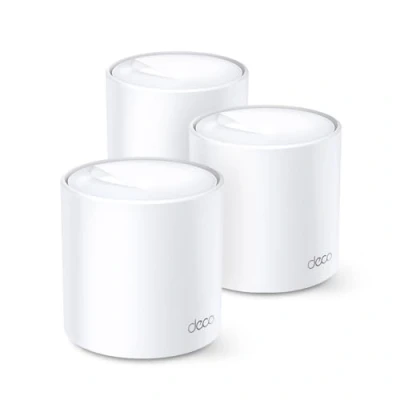 Image de TP Link Deco X60 Bi bande (2,4 GHz / 5 GHz) Wi Fi 6 (802.11ax) Blanc 2 Interne Neuf