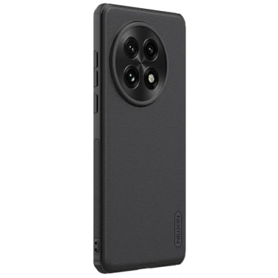 Image de Coque de téléphone OnePlus 13 Nillkin Super Frosted Shield Pro rigide en PC + TPU arrière antichoc noir