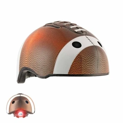 Image de Crazy Safety Casque vélo Enfant Enfants 2 7 Ans pour vélo, Skateboard, de Course, Trottinette, Rollers, Hoverboard Football 3D léger et Ajustable 49 55 cm (Football Noir)