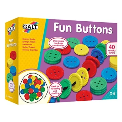 Image de Galt Toys, Fun Buttons, Threading Toy, Ages 3 Years Plus