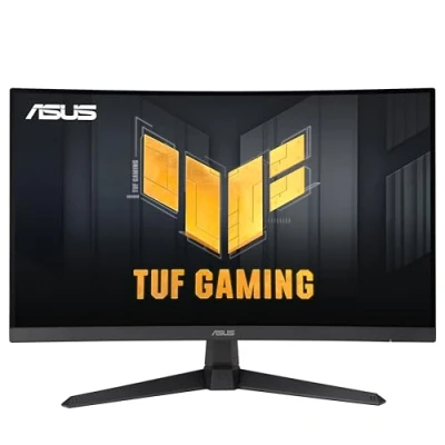 Image de ASUS Moniteur de Jeu TUF Gaming VG27VQM1B 27 Pouces Full HD, incurvé, 280Hz, ELMB, Temps réponse 1ms, FreeSync Premium, 90% DCI P3, DisplayWidget Center