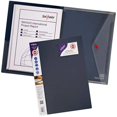 Image de Snopake 12367 Polyfile Lot de 5 protège documents Pochettes multiples A4