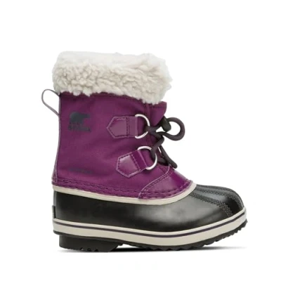 Image de Sorel Yoot Pac Nylon Waterproof Bottes de Neige imperméables, Wild Iris/Dark Plum, 29 EU