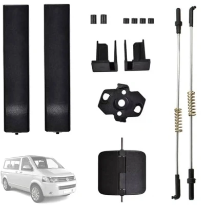 Image de Twowinds Kit Vitre Coulissante Latérale Compatible avec VW T5 Transporter Caravelle (2003 2015) T6 (à partir de Côté Gauche ou Droit 7H0847781B Poignée Fenêtre