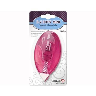 Image de 3L Mini ruban adhésif double face E Z Dots, transparent, 3 mm x 8 m, 1 unité