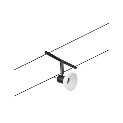 Image de Paulmann 94451 CorDuo Système de Câbles Spot Sheela DC Individuel 10 watts max, Éclairage Extensible Noir Mat Matière Plastique GU5,3 sans Ampoules