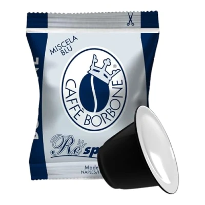 Image de Caffè Borbone Respresso, Mélange Or 50 Capsules Compatibles avec les machines à café usage domestique Nespresso®*