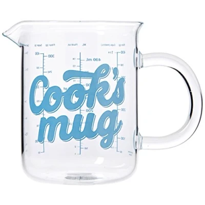 Image de thumbs Up! Cooks Mug Verre borosilicate de conception d&#039;un gobelet gradué avec échelle mesure 500ml 1001700