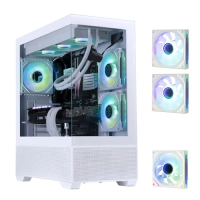 Image de Boitier PC Moyen Tour BITFENIX CETO Basic (Blanc)