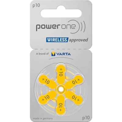 Image de power one Pile per apparecchi auditivi P 10, 0% mercurio